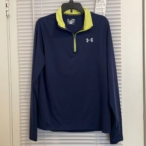 Under Armour Navy Half Zip Jacket!